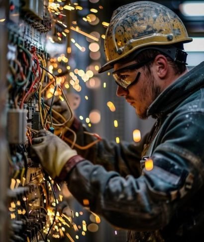 Free Electrician at Work Image _ Download at StockCake