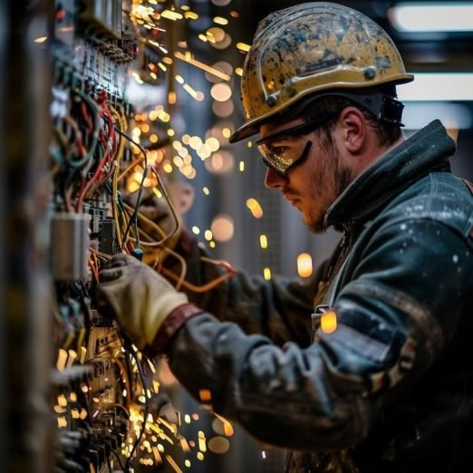 Free Electrician at Work Image _ Download at StockCake